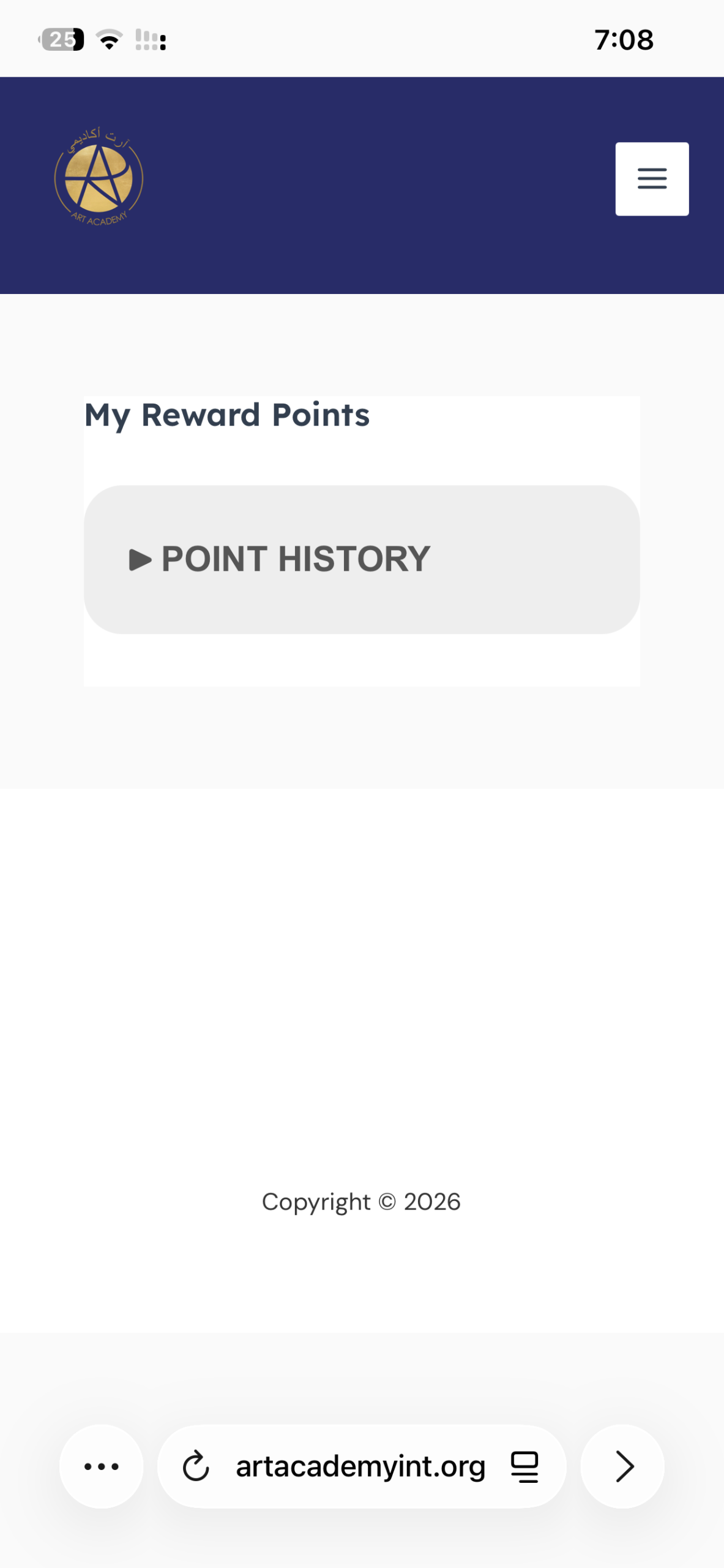 Art Academy Reward Points